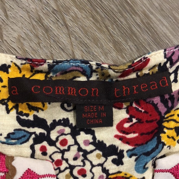 ANTHROPOLOGIE / A COMMON THREAD Boho Sleeveless Top - Picture 2 of 5